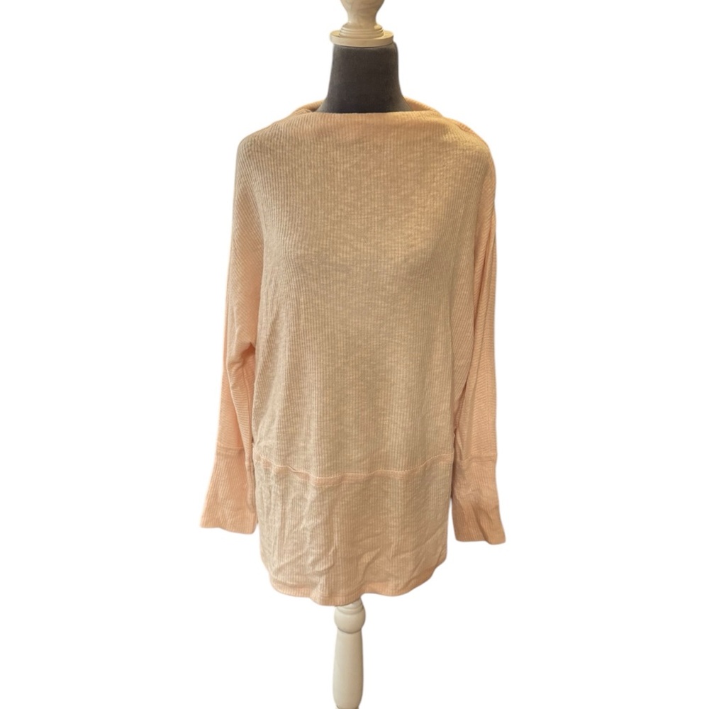 Anthropologie Eri and Ali soft lightweight tunic sweater pink XL NWT